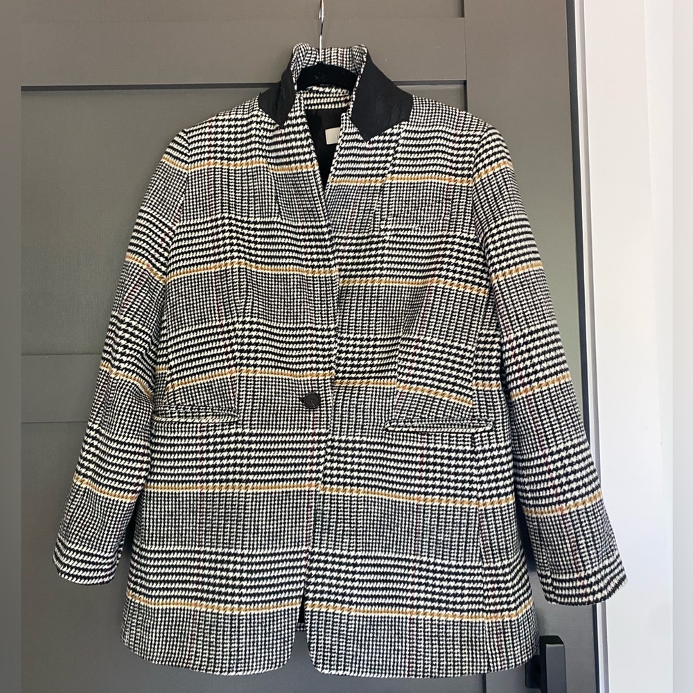 Fall Plaid Blazer - image 1